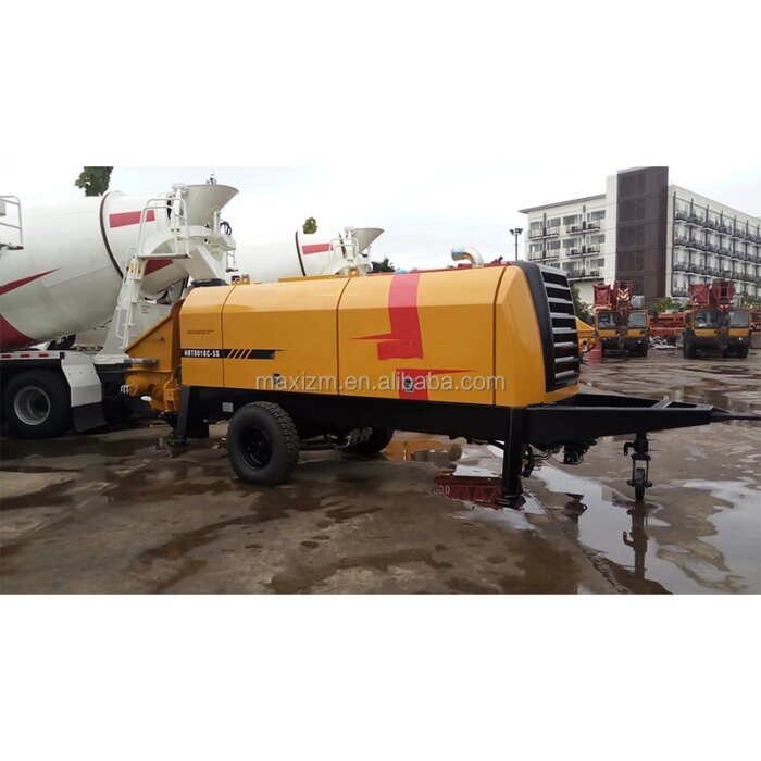 HBT8018C-10S 85m3/h Trailer Concrete Pump Euro 4 Engine - Image 2