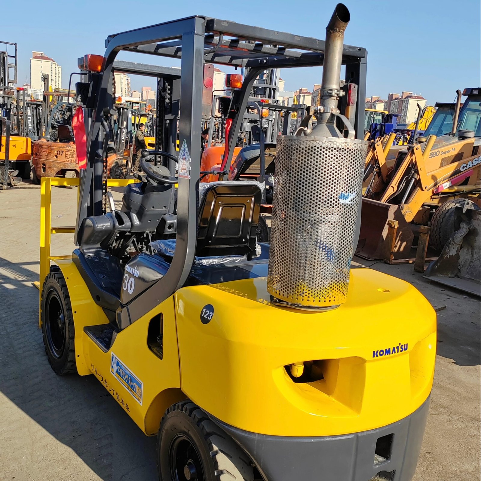KOMATSU 30 3 Ton Japan Second Hand Forklift High Efficiency