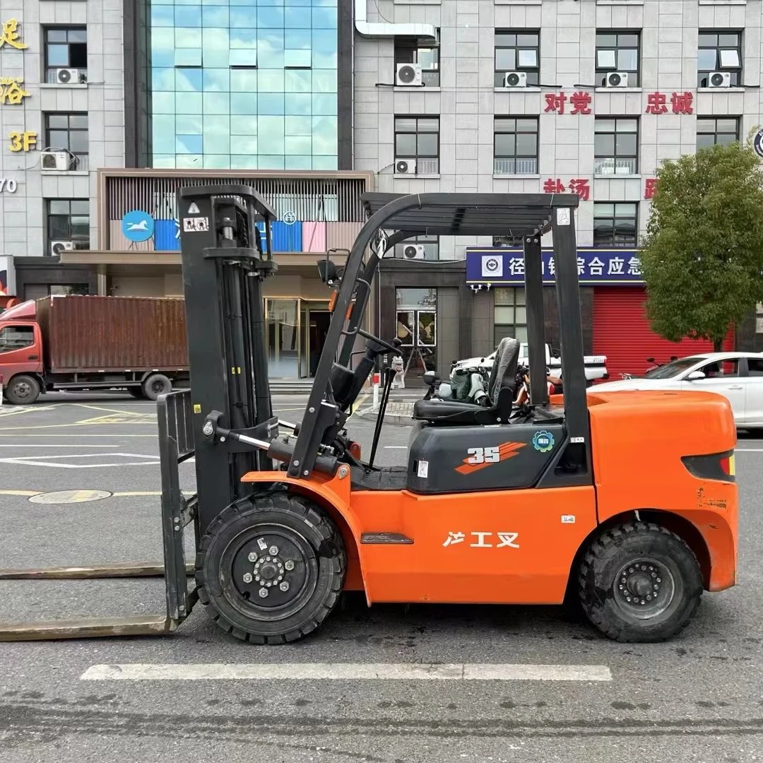 Used LONKING 35 Forklift 4 Wheel China High Quality Construction Lifting Machine