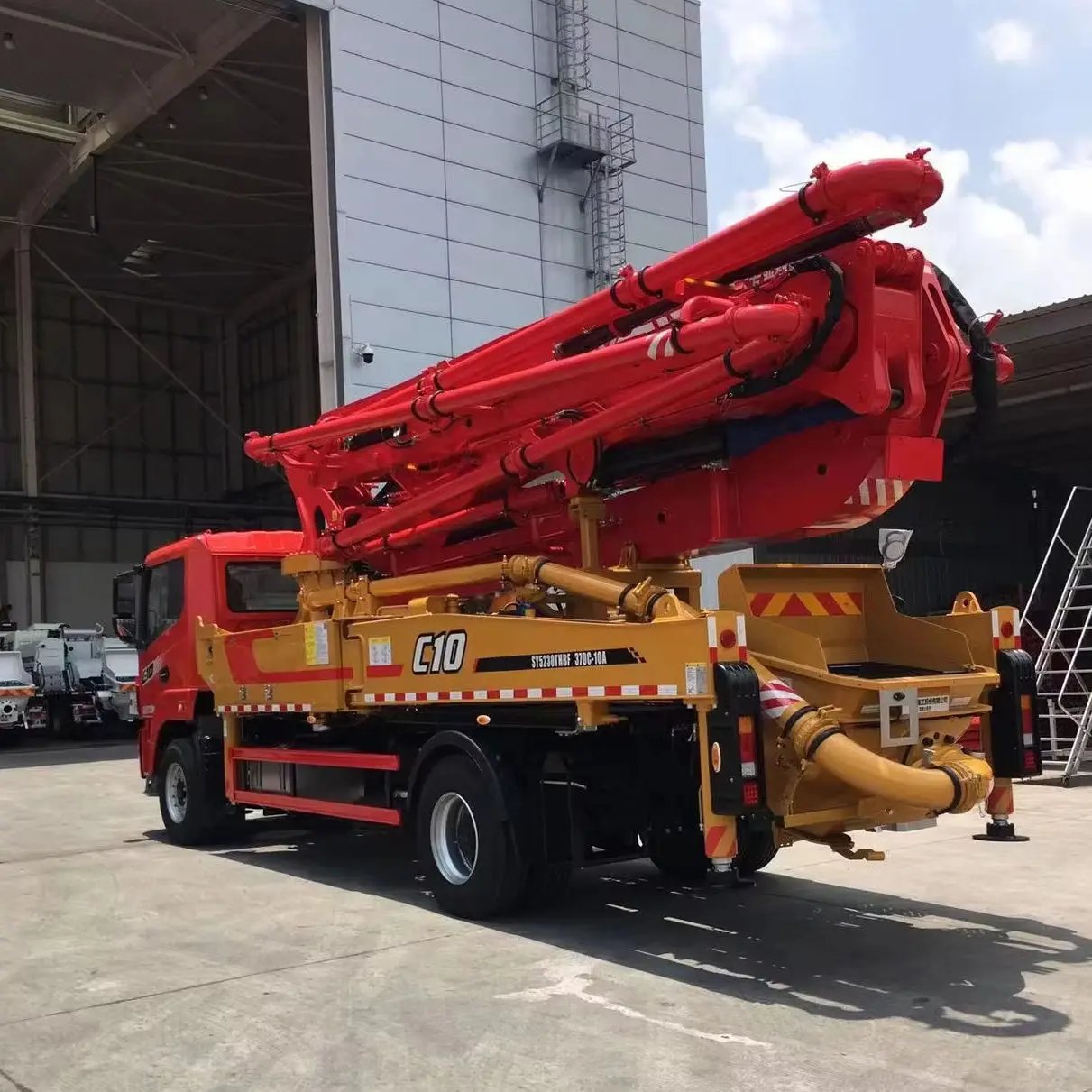 SY5230THBF 370C-10A 37m Concrete Pump Truck 120/70m3/h