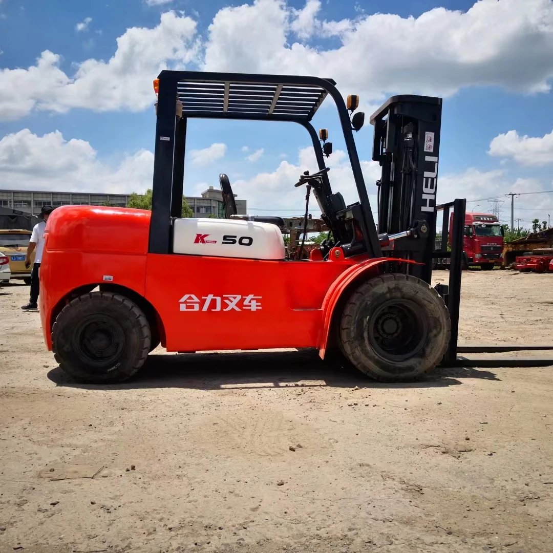 HELI K50 5 Ton Second Hand Forklift High Efficiency Sale
