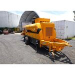 100m3/h Trailer Concrete Pump HBT100 Sale - Image 2