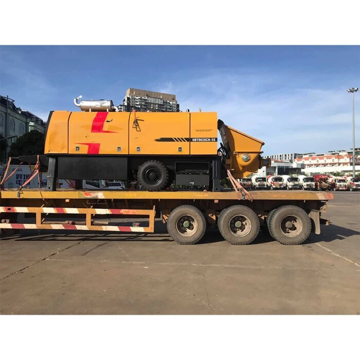 New 95m3/h Mobile Concrete Pump HBT9028CH-5S - Image 6