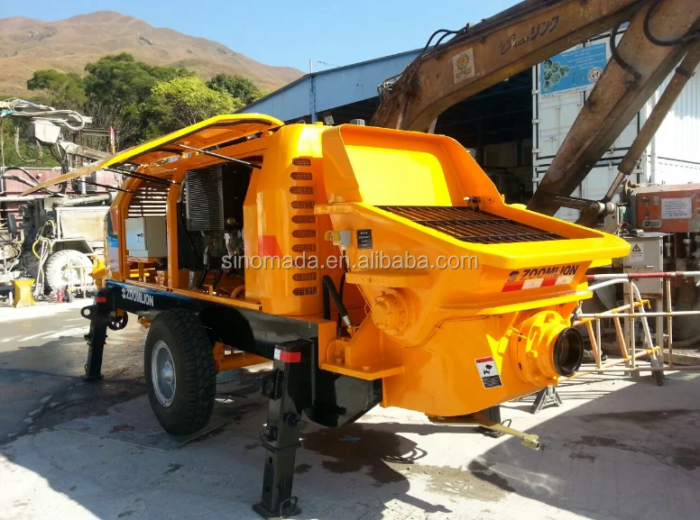 SINOMADA HBT9050CH-5S 90m3/h Remote Control Concrete Pump - Image 5