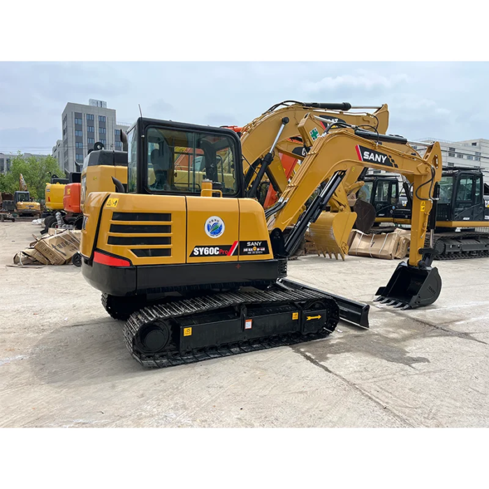 China Used Sany SY60C Mini Crawler Excavator Good Condition - Image 2