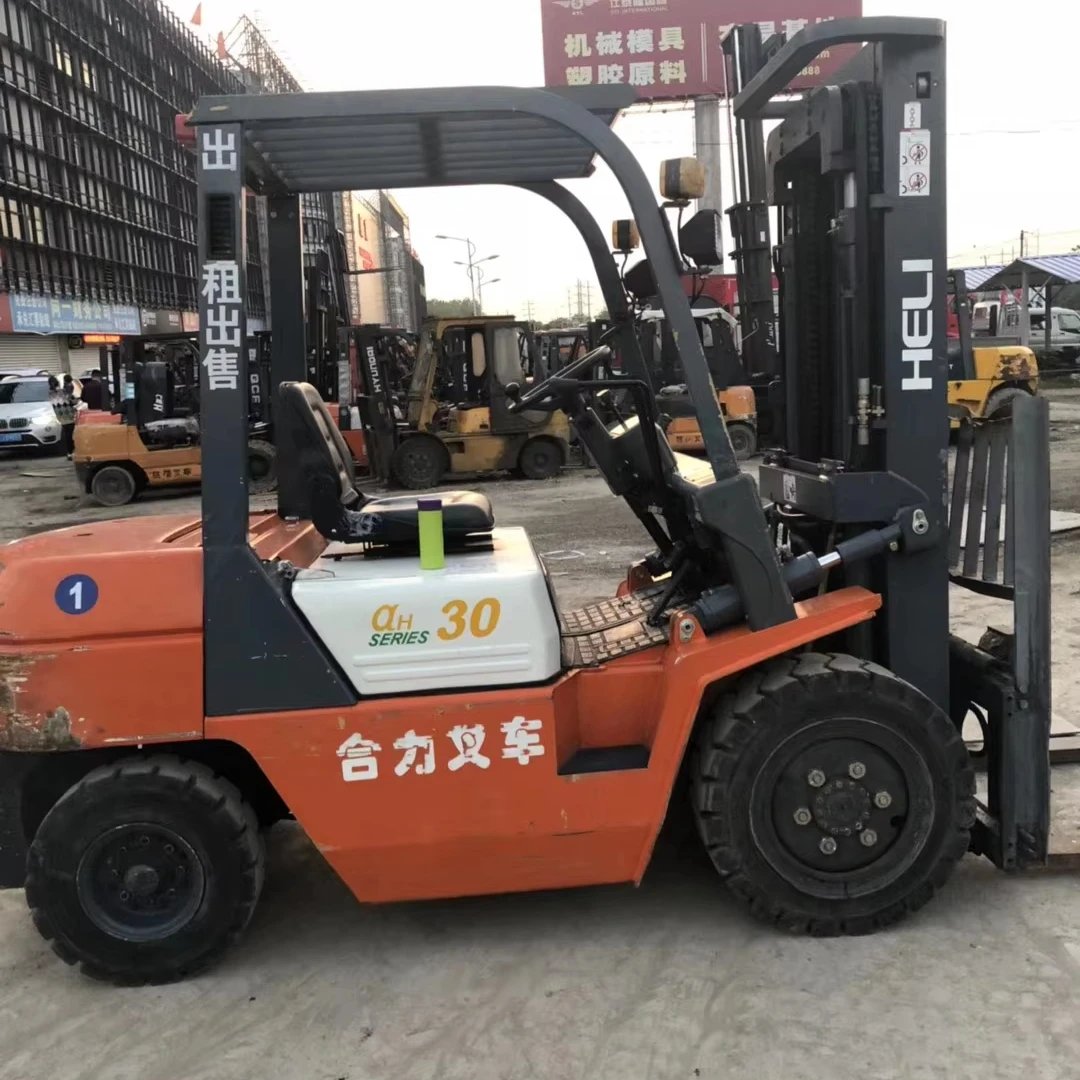 HELI 30 3 Ton Forklift 4M Used Chinese Mini Machinery Sale