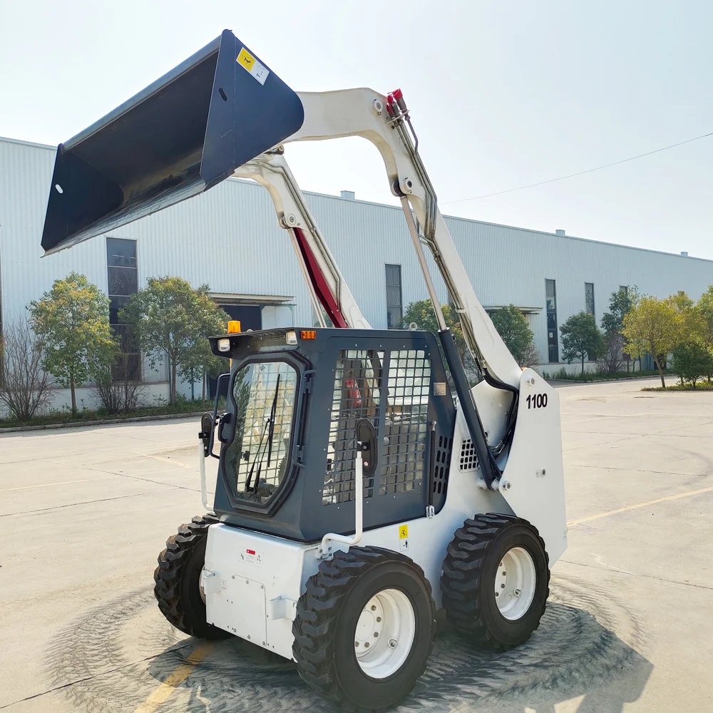 Skid Steer Loader 600-1.6 Ton Huade Engine Hydraulic Cylinder Sale