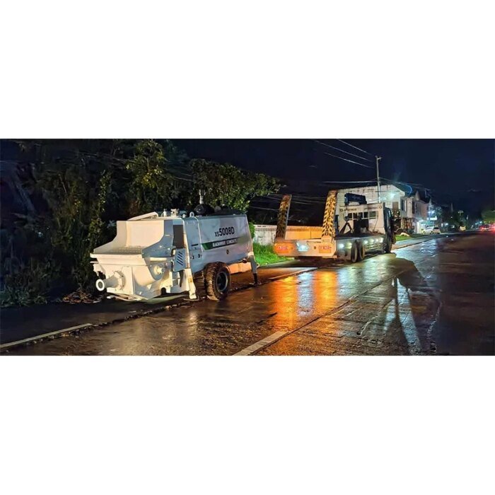 China 50m3/h Trailer Concrete Pump XS5008D HBT5008V 100m Pipe - Image 3