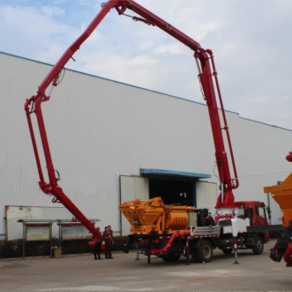 28m Concrete Pump Truck Hot Selling Trailer Pump