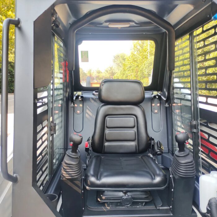 Diesel Mini Skid Steer Loader with Attachment 1 Year Warranty - Image 4