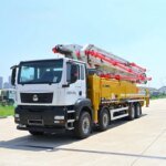 300kw 58m HB58V Concrete Boom Pump Truck Peru - Image 6