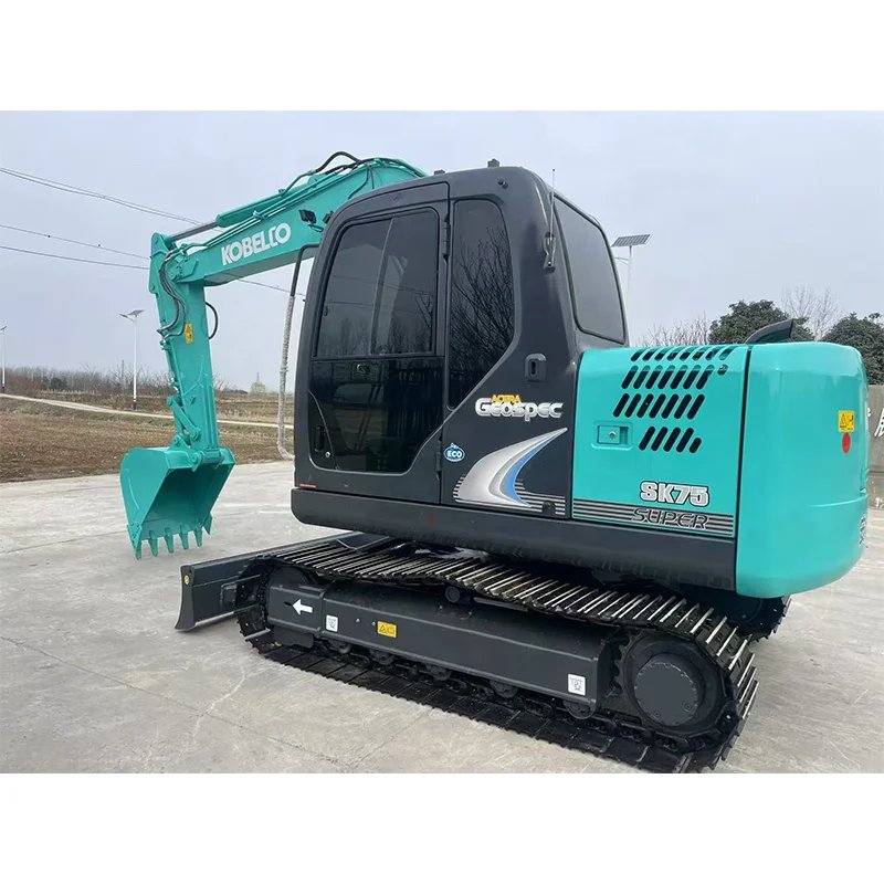 Used Kobelco SK75 Mini Excavator High Quality Crawler