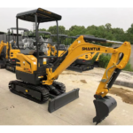 Shantui SE17SR Mini Excavator Zero Tail Swing Rubber Tracks