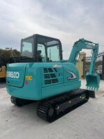 KOBELCO SK60 5.9T Mini Excavator Yanmar 60.3HP Zero Tail Swing - Image 3