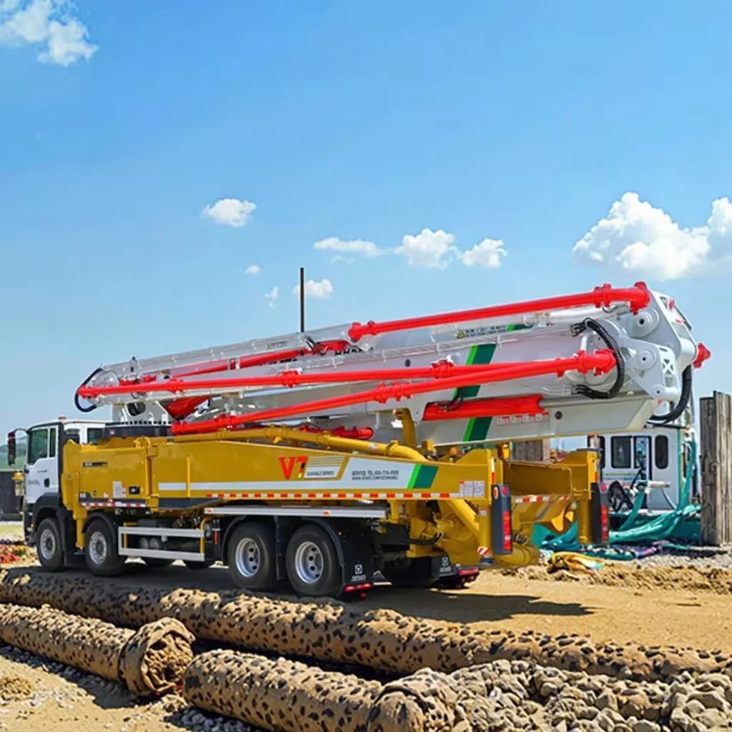 HB58V 58m Concrete Pump Truck Hot Sale Optional Chassis