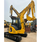 Used Komatsu PC55 Mini Hydraulic Crawler Excavator for Sale - Image 4