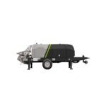100m3/h Trailer Concrete Pump HBT100 Sale - Image 5