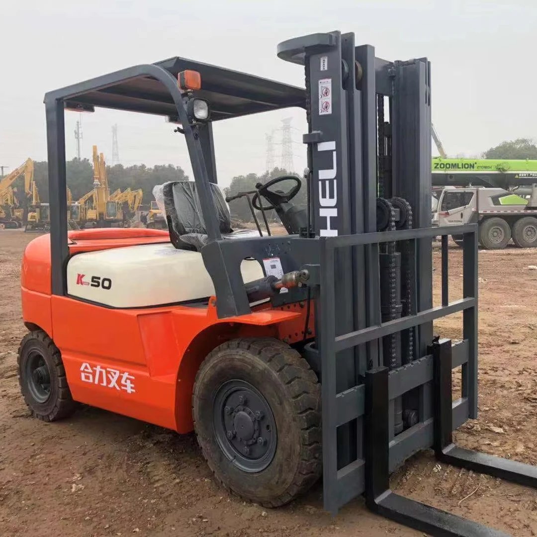 HELI K50 5 Ton Forklift 4.5m Lift Used Machinery Sale