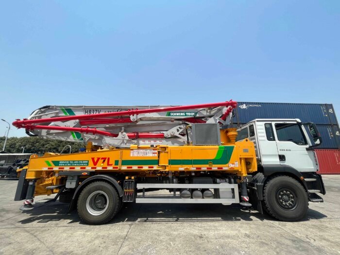 HB37V 36.5m Mobile Concrete Boom Pump Truck Mexico - Image 2