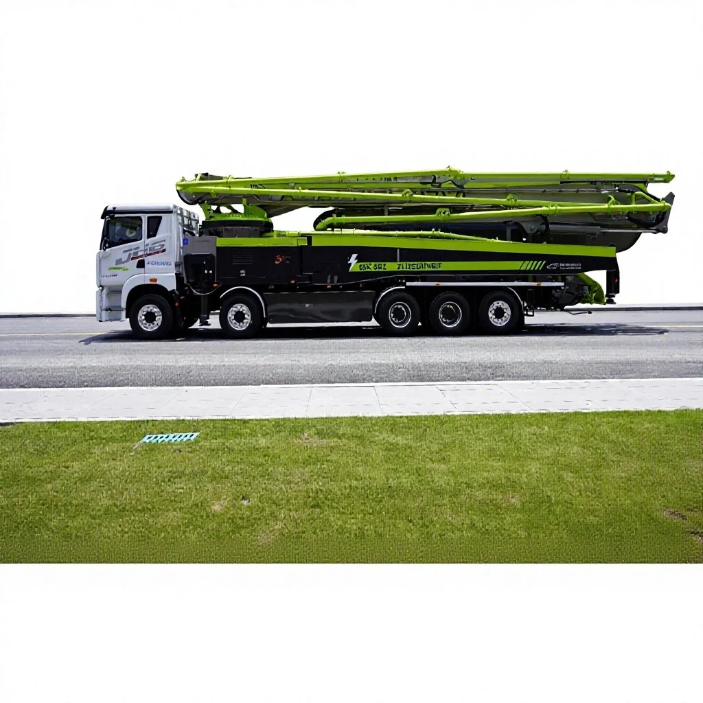 ZLJ5530THBJF 66X-6RZ 5Axles 66m 6Sections Concrete Boom Pump Truck