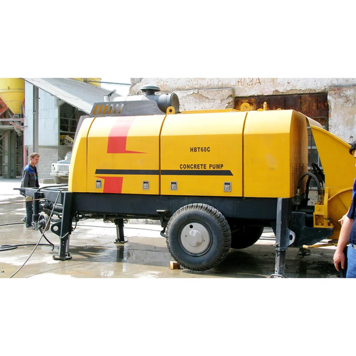 HBT5008C-5S 50m3/h Trailer Concrete Pump Top Brand - Image 2