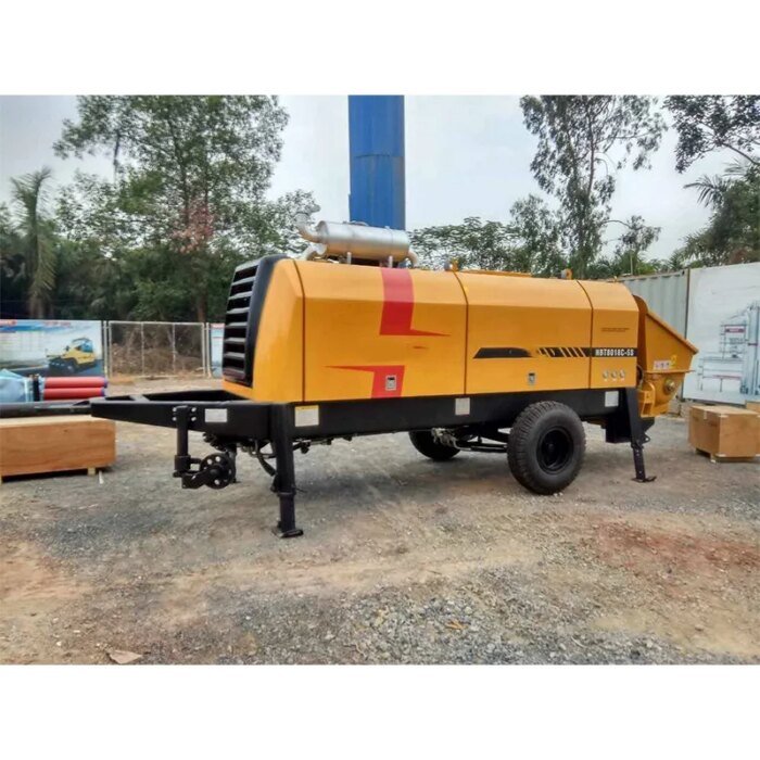 HBT8018C-10S 85m3/h Trailer Concrete Pump Euro 4 Engine - Image 4