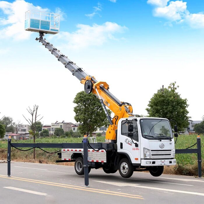 FAW 28M Truck Mounted Aerial Lift Work Vehicle Platform - Image 5