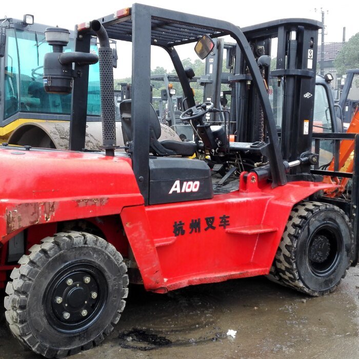 Used HANGCHA A100 Forklift 10000kg High Efficiency Low Price - Image 2