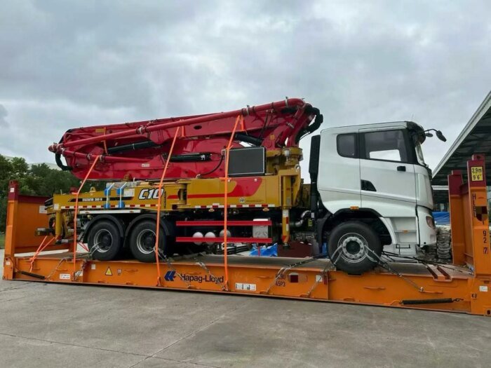 SYG5260THB 390C-10 39m 5 Boom Concrete Pump Truck Peru - Image 6