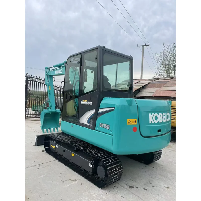 KOBELCO SK60 Mini Crawler Excavator High Quality Sale - Image 3