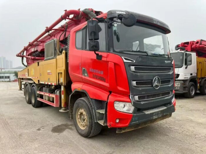 Used 2021 Sany 49m Concrete Pump 180m/h Diesel Engine - Image 3
