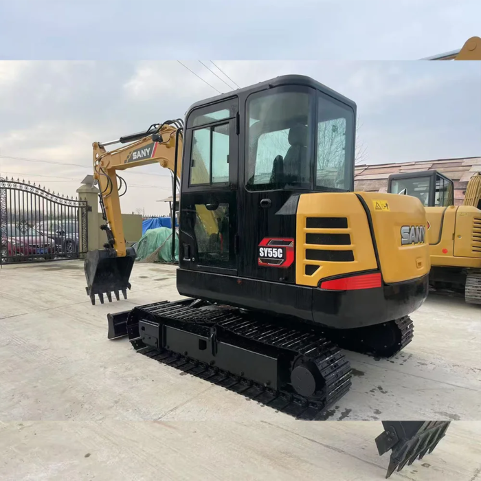 Used Sany55c Mini Crawler Excavator Good Condition - Image 2