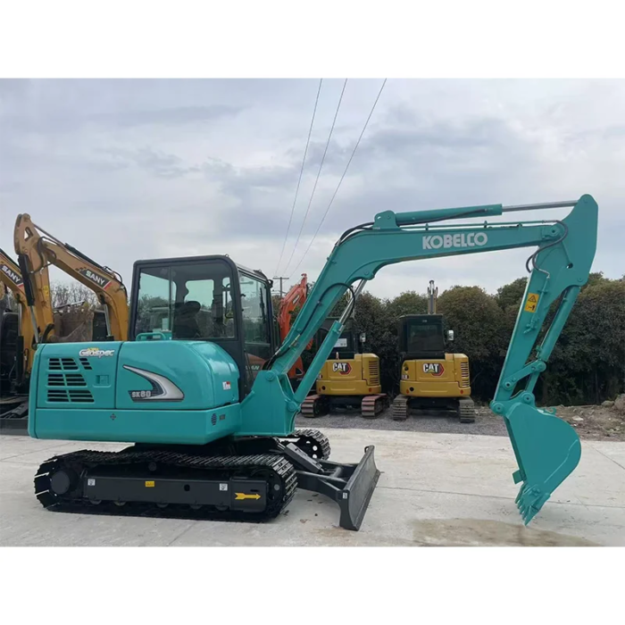 KOBELCO SK60 Mini Crawler Excavator High Quality Sale - Image 2