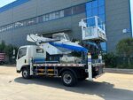 HOWO 31m Telescopic Boom Lift Truck Euro 5 Anti-slip Platform - Image 3