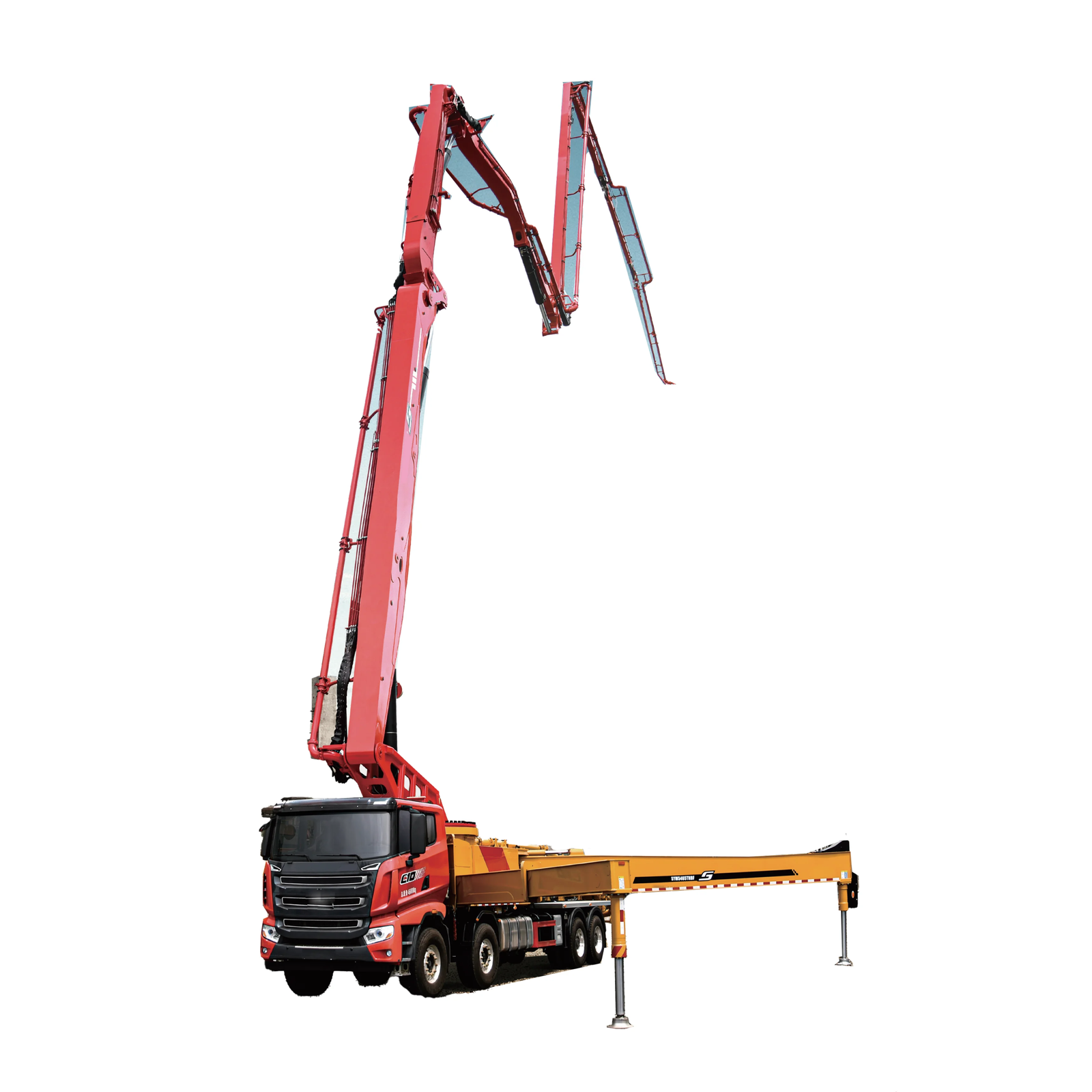 H509da26c99b34680a34d9ccebfe5972eh SYM5465THBF 620S 62M Heavy Duty Truck Concrete Pump - Image 1