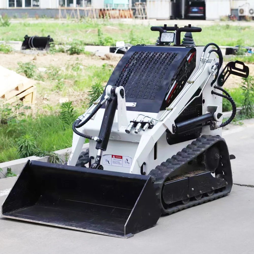 Chinese 4x4 Mini Skip Steer Loaders CE/EPA Engines