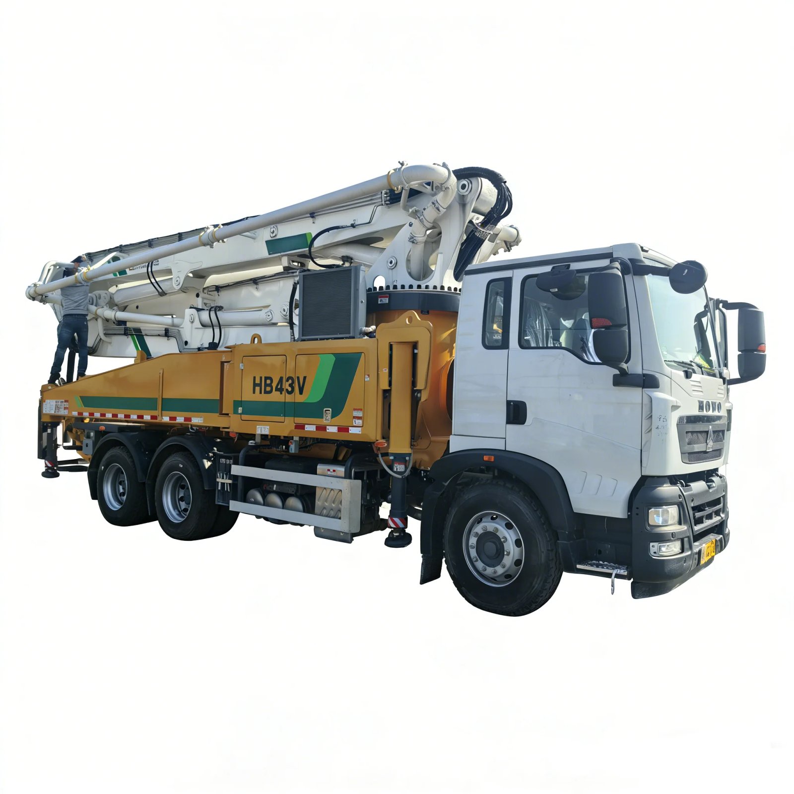 New HB43V 43M Concrete Pump Truck for Infrastructure Projects