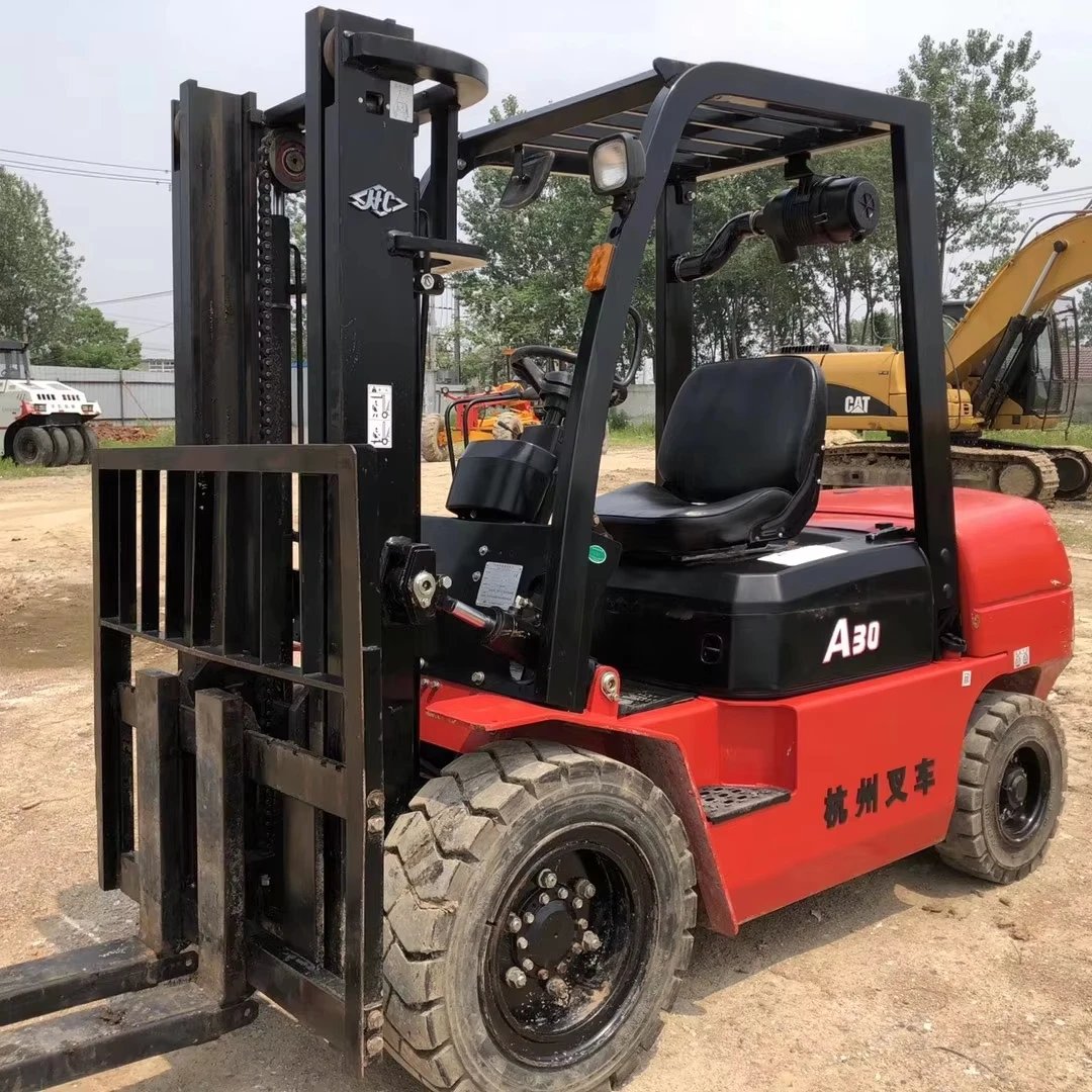 Secondhand HANGCHA A30 3 Ton 4WD Forklift Truck
