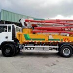 Xuzhou HB37V 37m Concrete Boom Pump Truck 225kw Peru