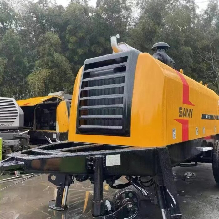 Sany 8018 Used Diesel Trailer Pump 100m/h Concrete Output - Image 2