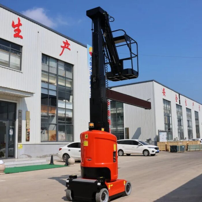 14m CE Self Propelled Electric Telescopic Vertical Mast Lift - Image 4