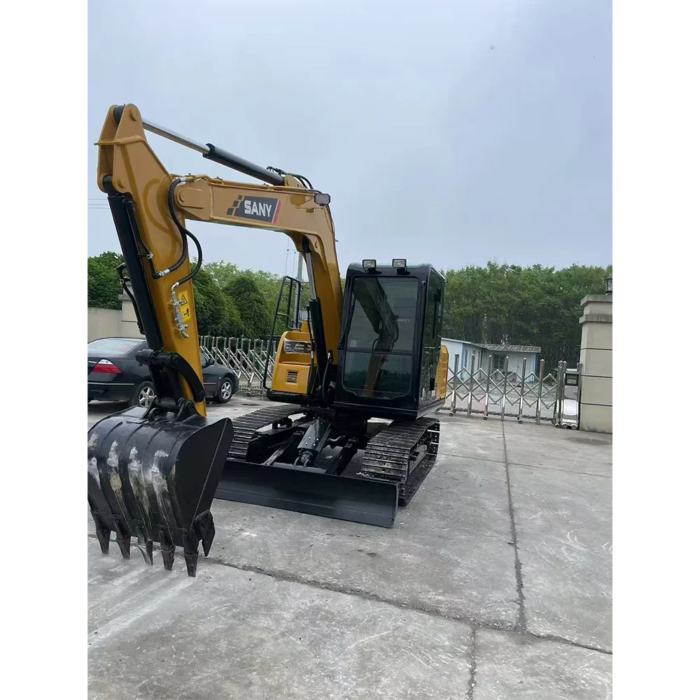 SANY SY75c Mini Crawler Excavator Used Construction Machinery - Image 2