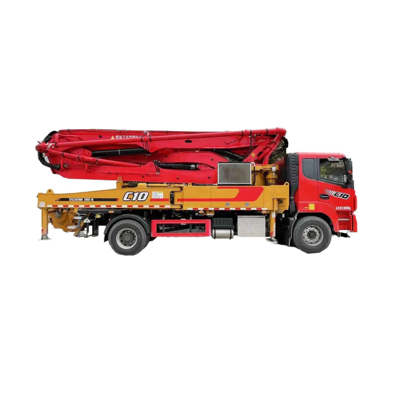 SY5230THBF 390C-10 39M Truck Mounted Concrete Boom Pump