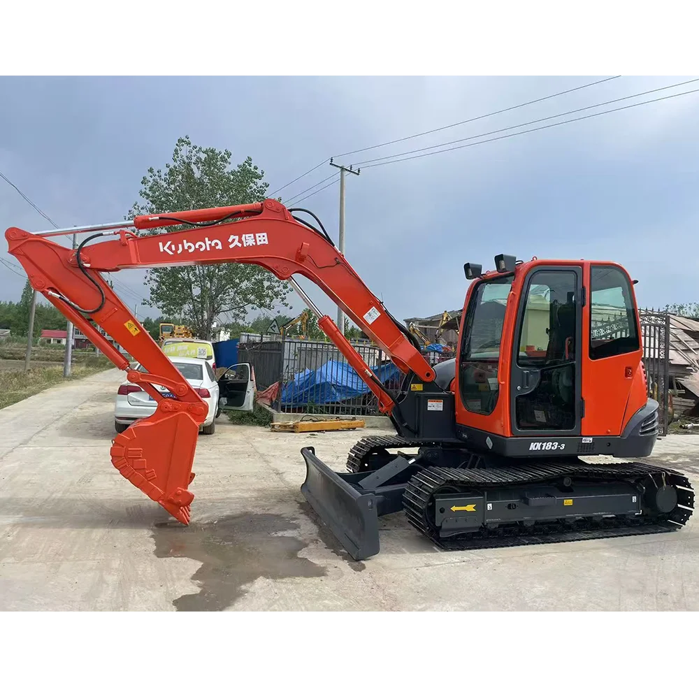 Kubota KX183-3 8Ton Mini Excavator 60HP 2023 Hydraulic Thumb