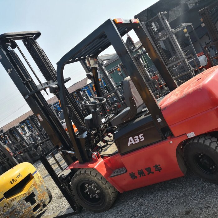 HANGCHA A35Z 3.5 Ton Used Forklift Truck 4M Mining Machinery - Image 6