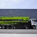 ZLJ5530THBJF 66m 6-Section Boom 180m3/h Concrete Pump Truck