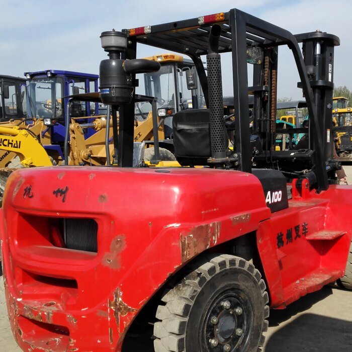 Used HANGCHA A100 Forklift 10000kg High Efficiency Low Price - Image 3