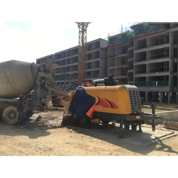 Diesel Concrete Trailer Pump HBT9028CH-5S for Sale - Image 3