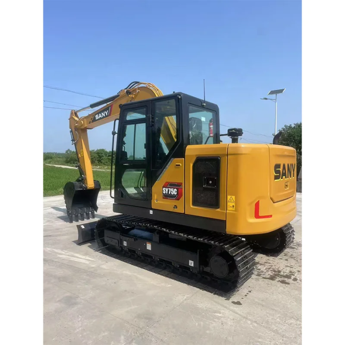SANY SY75 7.5 Ton Crawler Excavator Kawasaki Engine - Image 2