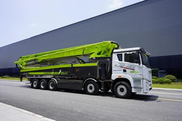 ZLJ5530THBJF 66X-6RZ 5Axles 66m 6Sections Concrete Boom Pump Truck - Image 3